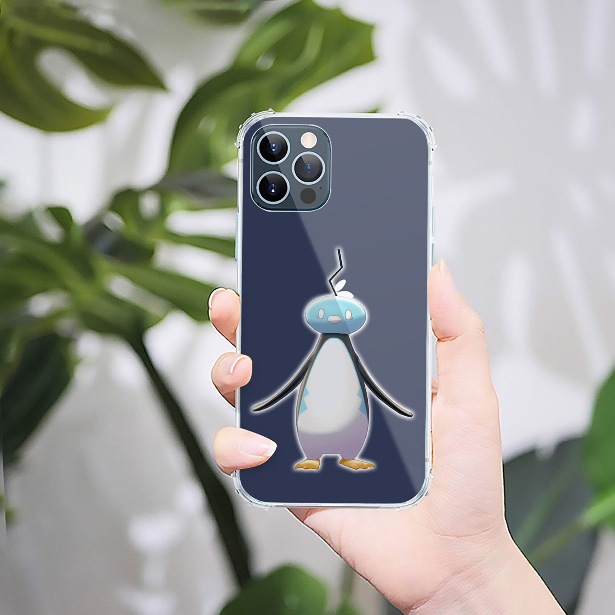 （画像用） ポケットモンスター Pokémon 【iPhone 12シリーズ対応】透明スマホケース（クリアソフトケース）